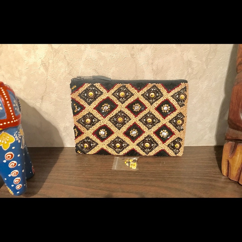 Beaded Anthropologie Clutch❤️